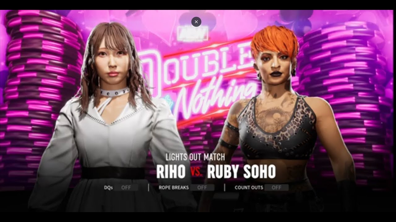 AEW: Fight Forever Lights Out Match Riho Vs Ruby Soho - YouTube