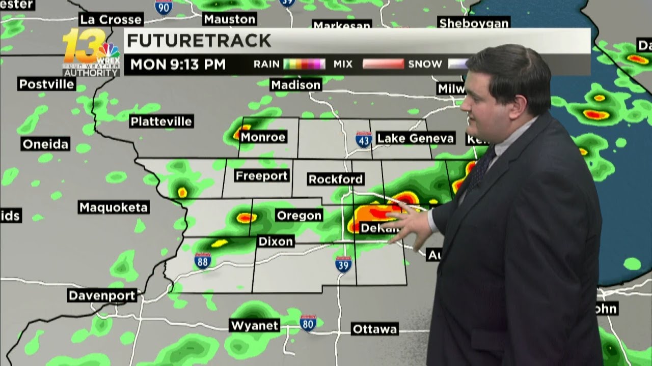 Repeated chances for showers and storms this week - YouTube