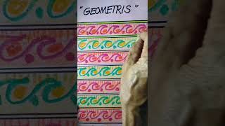 Cipto Pratomo . Ragam hias geometris, crayon dikertas gambar. Cipto Pratomo . Ragam hias geometris, crayon dikertas gambar.