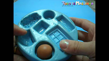 O que passar no molde de silicone?