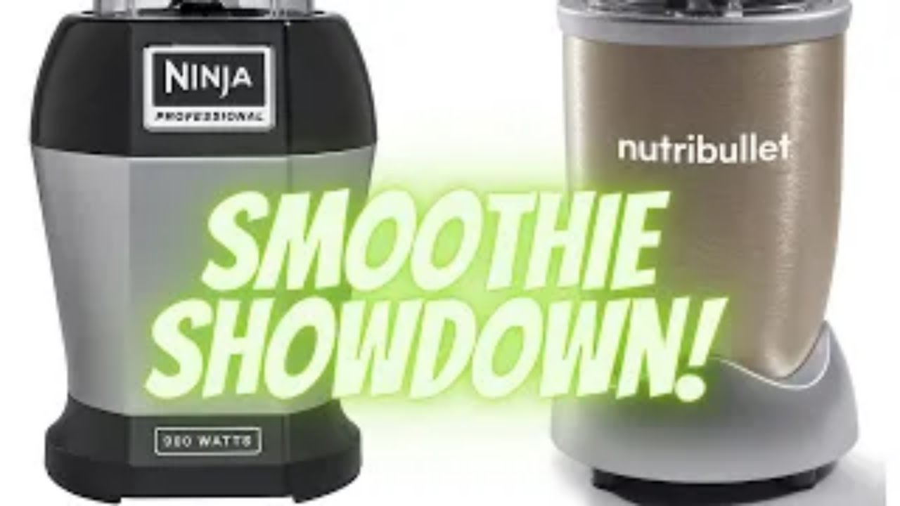 Nutribullet vs Nutri Ninja Pro Review Performance Tests