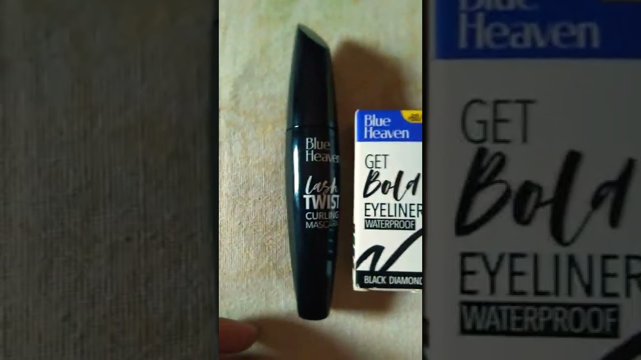 Blue Heaven waterproof eyeliner and Mascara 