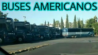 MCI - VIAGGIO -  VAN HOOL - GREYHOUND - TUFESA - OMEX VIP  EN HUNTINGTON PARK