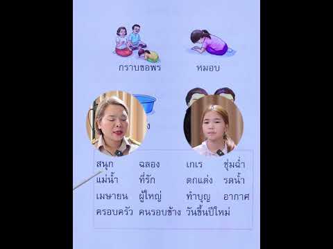 ภาษาพาที บทที่12 วันสงกรานต์ รู้จักคำนำเรื่อง | ครูนกเล็ก