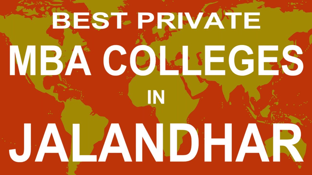 Best Private MBA Colleges in Jalandhar