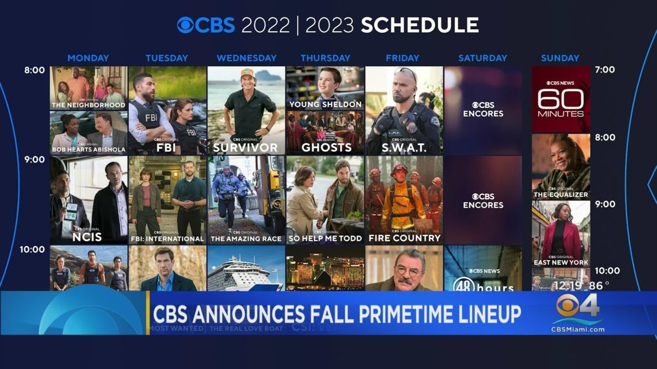 CBS Unveils 2022-2023 Primetime Lineup