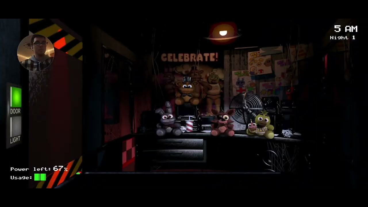 Shadow Lefty plays: Five Nights at Freddy's night 1-5.