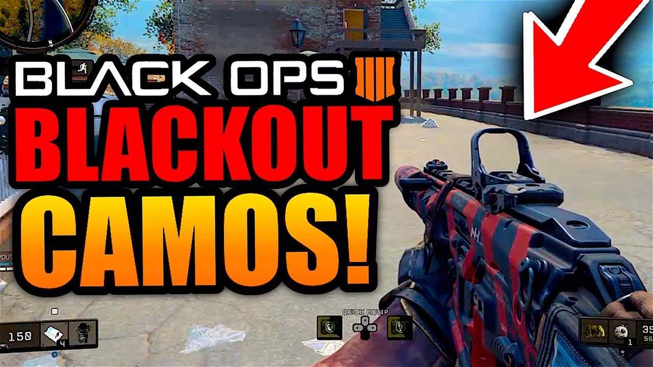 BO4: HOW TO USE CAMOS IN BLACKOUT!!! - *NEW* BLACK OPS 4 UPDATE 1.10! (BLACKOUT WEAPON CAMOS UPDATE)