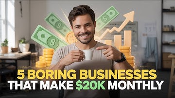 5 Boring Businesses That Quietly Make $20k Monthly