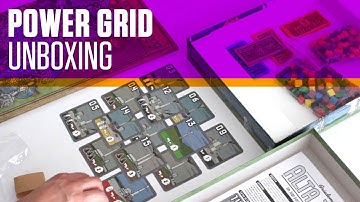 Power Grid Board Game Unboxing Alta Tensão
