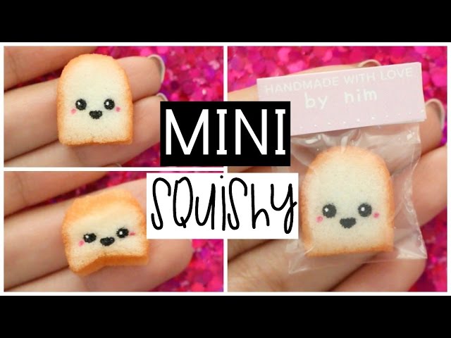 DIY MINI TOAST SQUISHY - World's Smallest Squishy! 