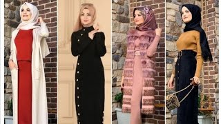 تنسيقات جديدة لكل الوان الدارجة لخريف وشتاء 2021 للمحجباات New fall-winter 2021 clothing