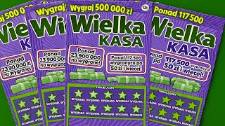 Zdrapki Lotto 🎲 WIELKA KASA #0771 👉 PREMIERA 5 x 10 ZŁ