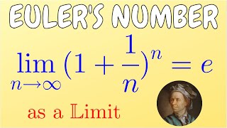 Euler's number as a limit  How to compute it