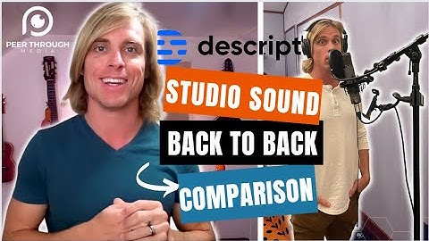 Descript - Studio Sound Comparison (Shows Different Levels of Intensity)