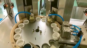 gasket inserting wadding machine automatic caps liner equipment