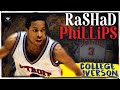 What happened to the college allen iverson rashad phillips stunted growth