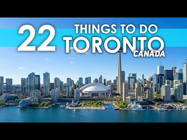 Travel vlog - Best Things To Do in Toronto Canada 4K