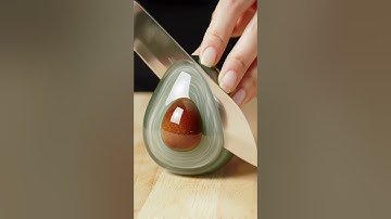 Cutting Glass Avocado ASMR 🥑 #ai #aiart #asmr #glasscutting #satisfying #asmrsounds