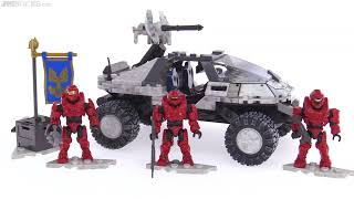 Mega Construx Halo 3 CTF Arctic Warthog set review 20170525