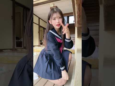 最後階段の上から誰か覗いてない、？ #07 #16歳 #fypシ #女子高生 #高校2年生 #セーラー服