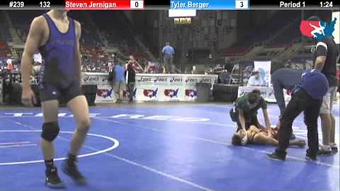 Fargo 2012 132 Round 1: Steven Jernigan (Maryland)...