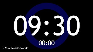 9 MINUTE 30 SECOND TIMER & ALARM