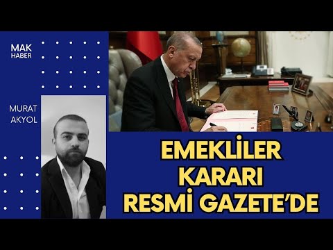 İşte İlk Adım: Emekliler Kararı Resmi Gazete'de! Emekliye 4 Bin TL Seyyanen Zam İddiası!