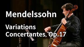 Thumbnail of Mendelssohn - Variations Concertantes in D major, Op.17｜Cello and Piano｜Free Sheet Music