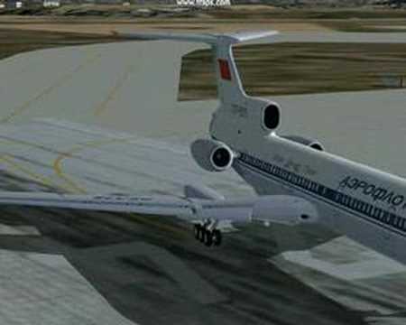 Tupolev Tu-154 B2 music video