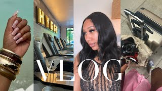 MAINTENANCE VLOG | PACK & PREP FOR VACATION WITH ME, NAILS, LASHES, HAIR   MORE
