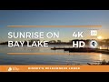 Disney Sunrise on Bay Lake (4K HD) with 3D Binaural Sound