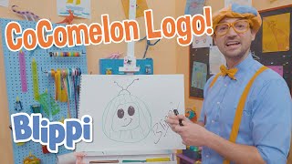 How To Draw The Cocomelon Watermelon | Art for Kids With Blippi! | Drawing Videos for Kids