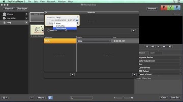 ProVideoPlayer 2 (PVP2) Scheduling Tutorial