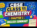 CBSE Class 11 Chemistry Chapter 2 (structure of atom) - Summary (English)
