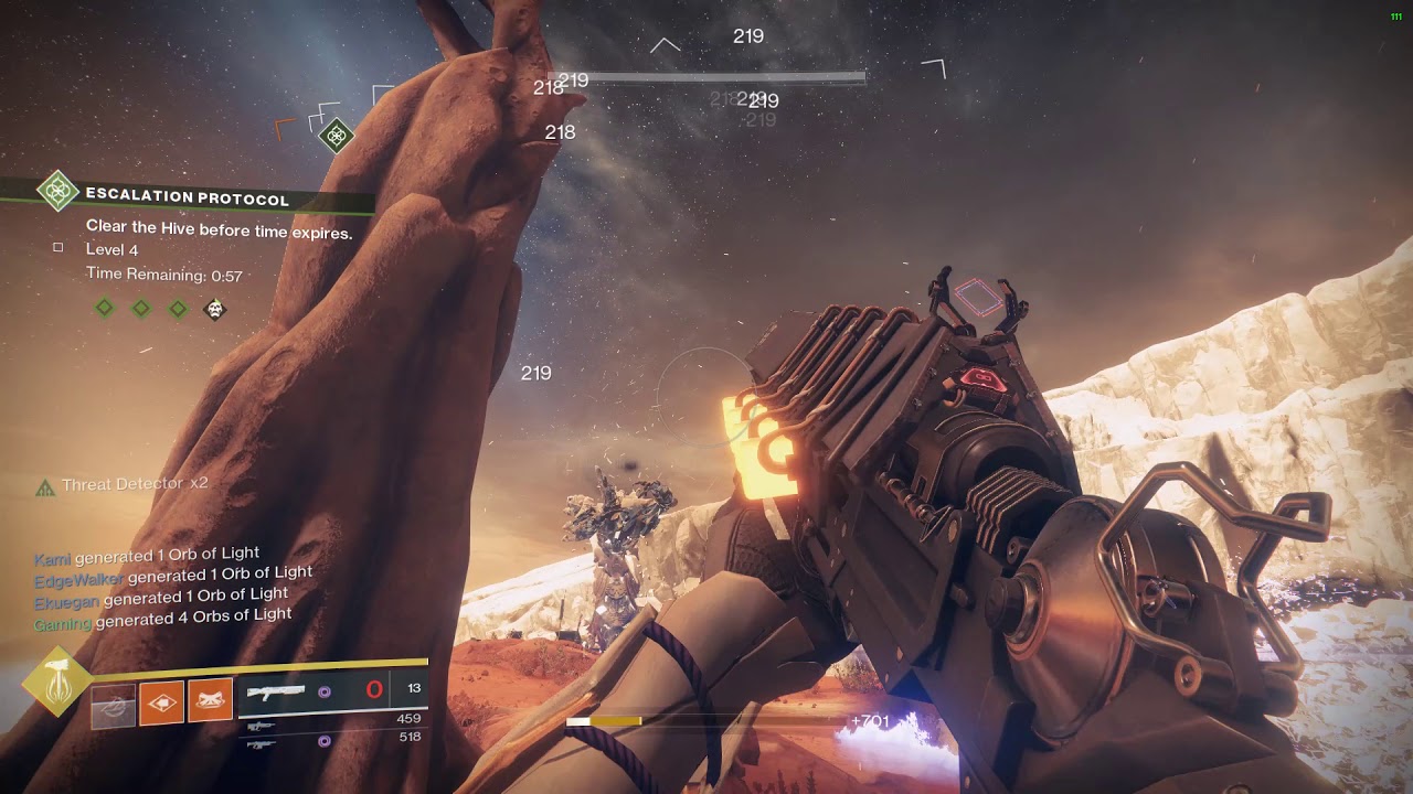Escalation Protocol Complete | 7 Hunters, 1 Titan, 1 Warlock