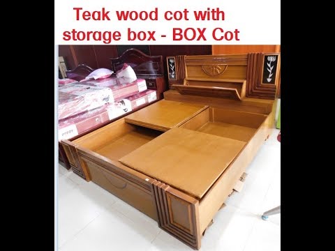 wooden box cot
