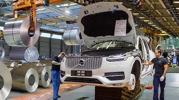 Como eles constroem os melhores carros da Volvo do zero - dentro da fábrica da linha de produção
