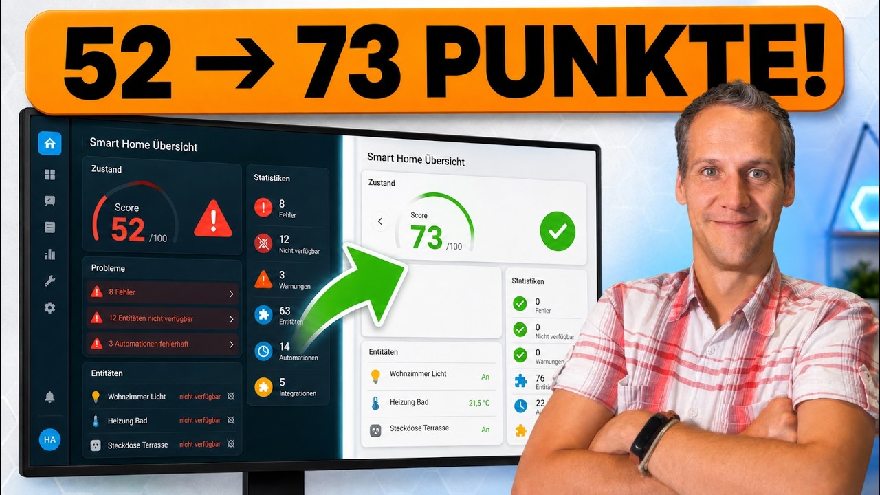 Home Assistant aufräumen: So verbesserst du deinen Health Score