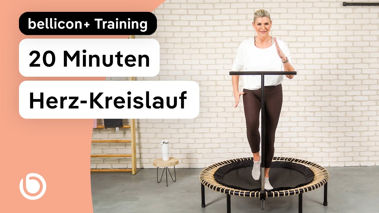 60+ Trampolin Workout mit Barbara Klein: So stärkst Du Dein Herz und Deinen Kreislauf | bellicon+