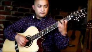 Radiohead - High And Dry | fingerstyle guitar cover | JC De Luna | PRS SE Acoustic Guitar