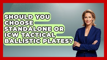 Should You Choose Standalone Or ICW Tactical Ballistic Plates? - Tactical Locker Experts