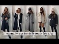 CASUAL WAYS TO STYLE COATS FOR A/W / FALL 2021 | ANA LUISA, ZARA, ASOS & MORE | Rachel Holland AD