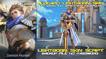 Alucard Lightborn Skin Script Full Effect With Background No Password