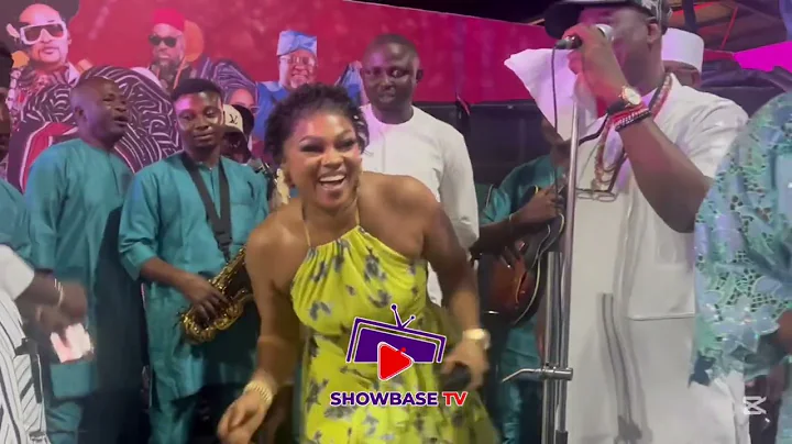 ZUBBY MICHAEL & ENIOLA AJAO ON THE DANCE FLOOR AT OWAMBE THIEVES MOVIE PREMIERE
