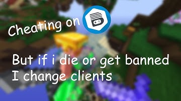gaming on blocksmc, but if i die / get banned i change cli3nts