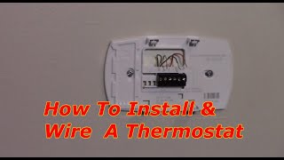 How To Replace A Thermostat- Honeywell