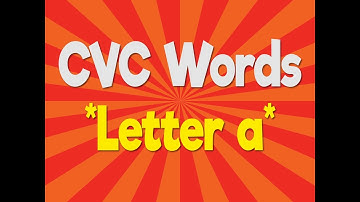CVC Words | Letter a | Consonant Vowel Consonant | Phonics Song | Jack Hartmann