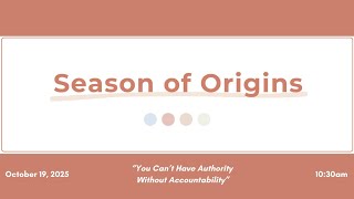 You Can't Have Authority Without Accountability | The Loft LA, Rev. Dr. Christopher Carter