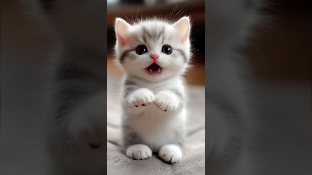 Cute Baby Cat Says I M Sorry Mommy Catlover Lipsync Kitten